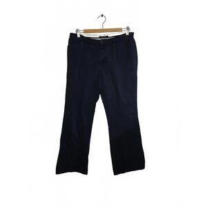 Abercrombie & Fitch Women's Casual Pants Size 8R Navy Blue 100% Cotton